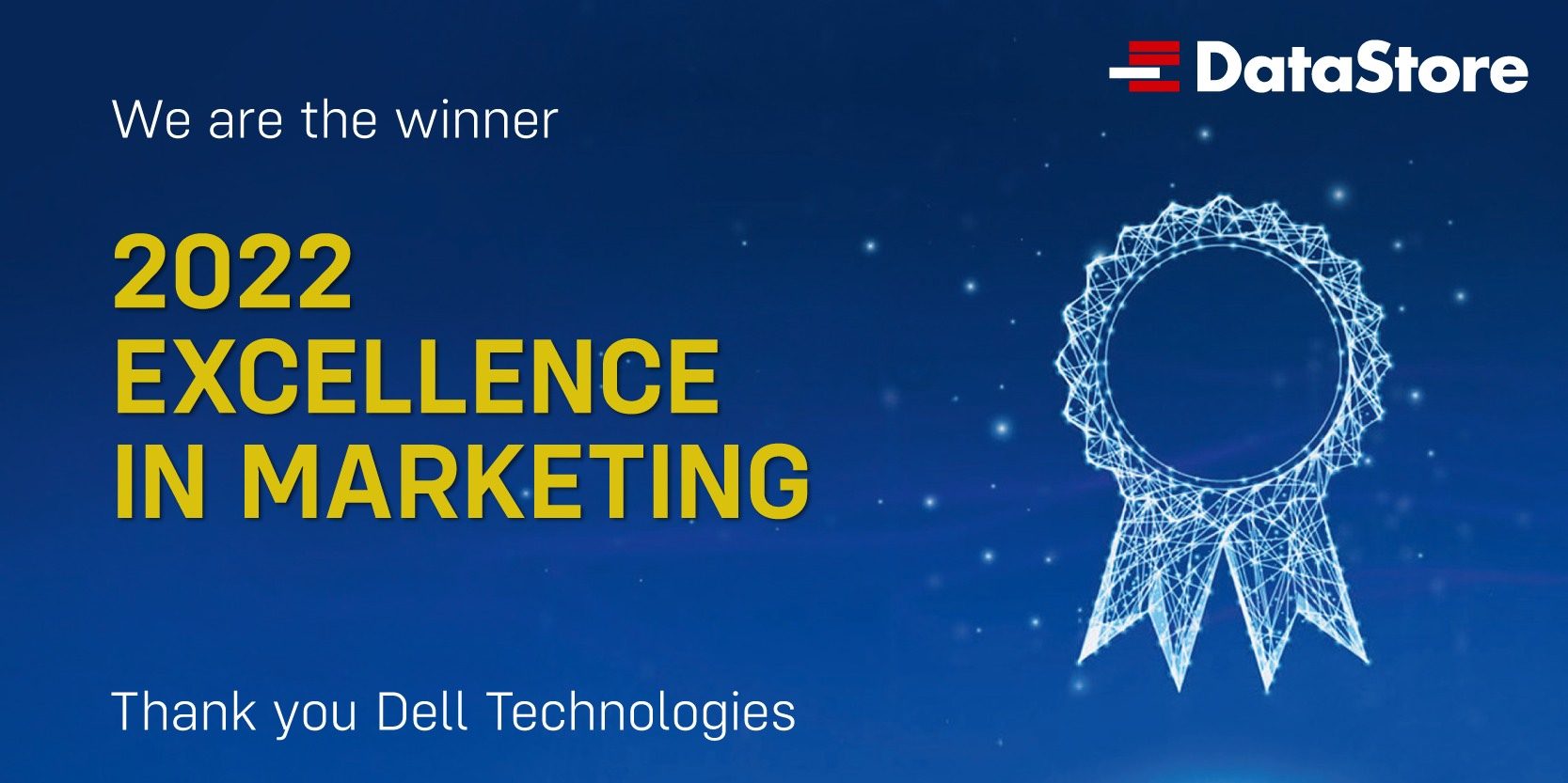 DataStore ist Dell EMEA «Excellence in Marketing Partner of the year» 2022